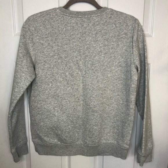 Tommy Hilfiger Crewneck Cropped Crewneck Pullover Grey Sweater Small - Picture 2 of 5